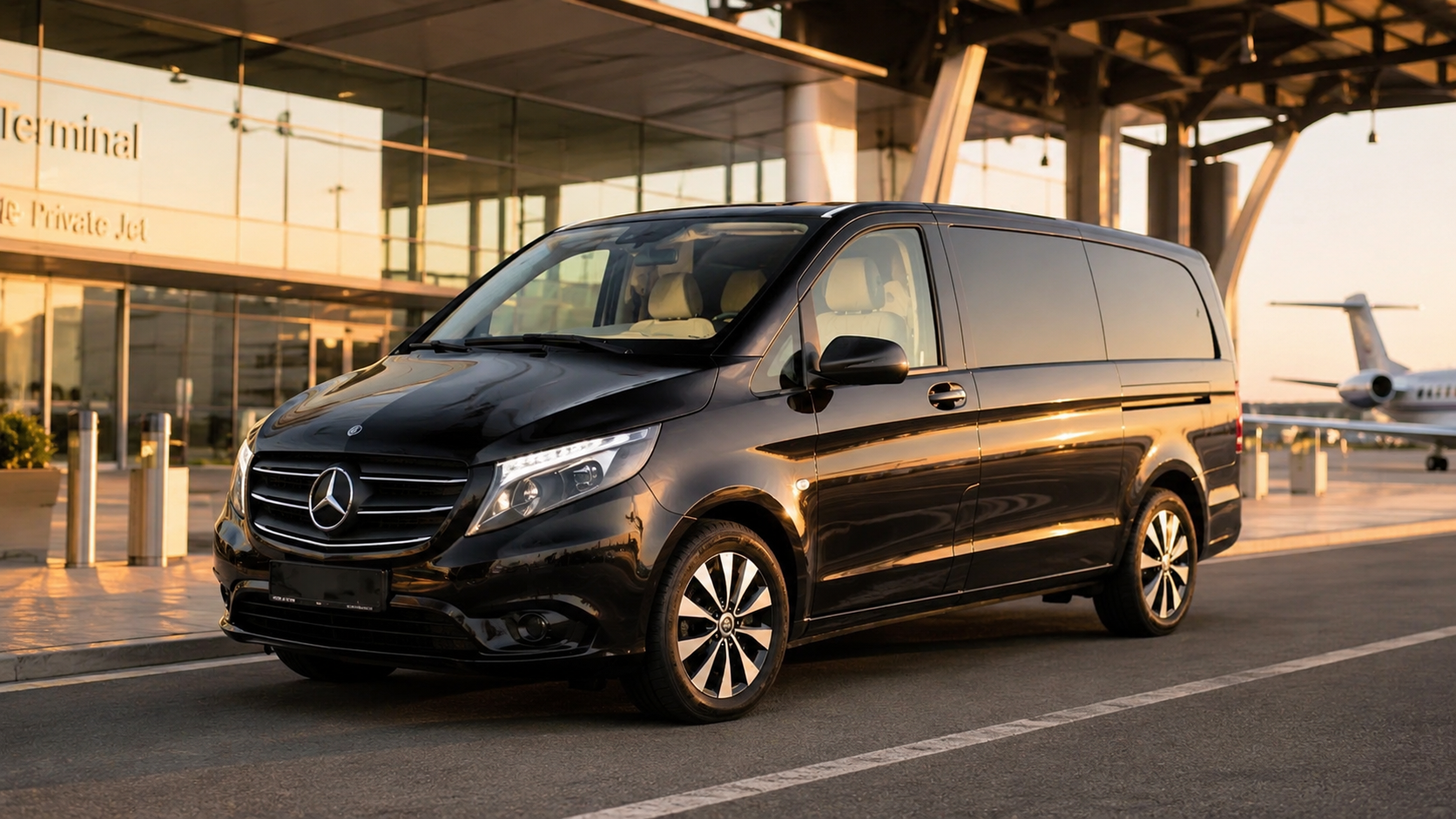 Siyah Mercedes Vito Dış Tasarım
